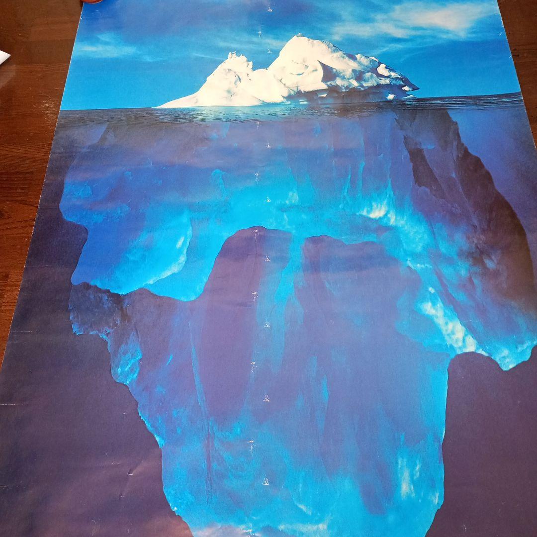 ralph a clevengers　氷山のポスターart美術グリーンランド自然