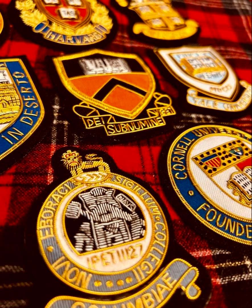 アメリカ東部8大学ブレザー、モールエンブレム8個セット！大変貴重