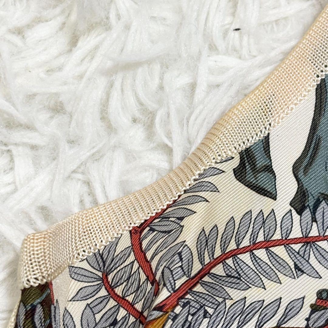 Jungle Love HERMES ノースリーブ　ポロシャツ　シルク　スカーフ