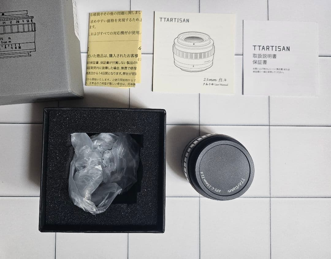 TTArtisan 23mm f/1.4 レンズ 富士フイルムＸマウント
