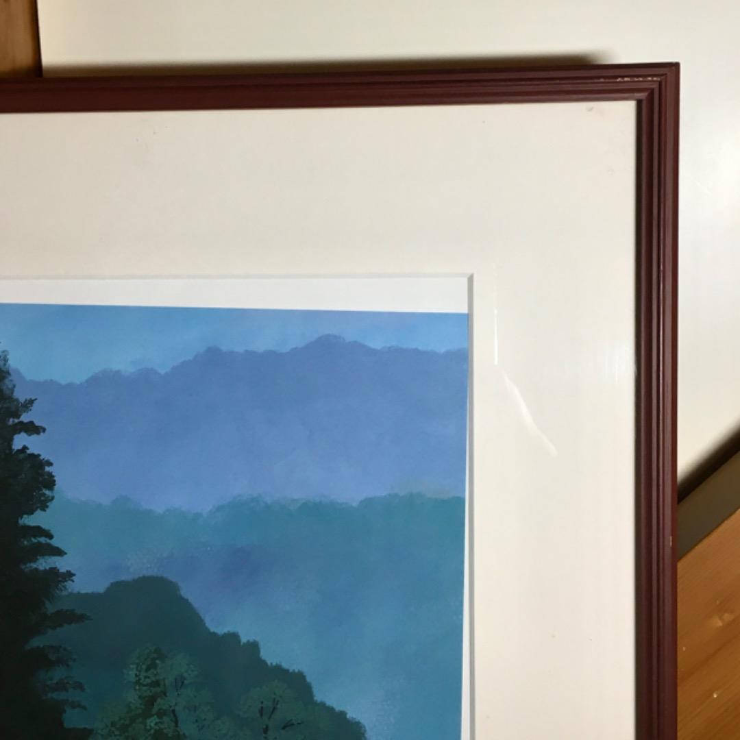 ○原田泰治 ふるさとの四季 夏 第Ⅴ集 1989年 4枚組の内の一枚 額装済み！