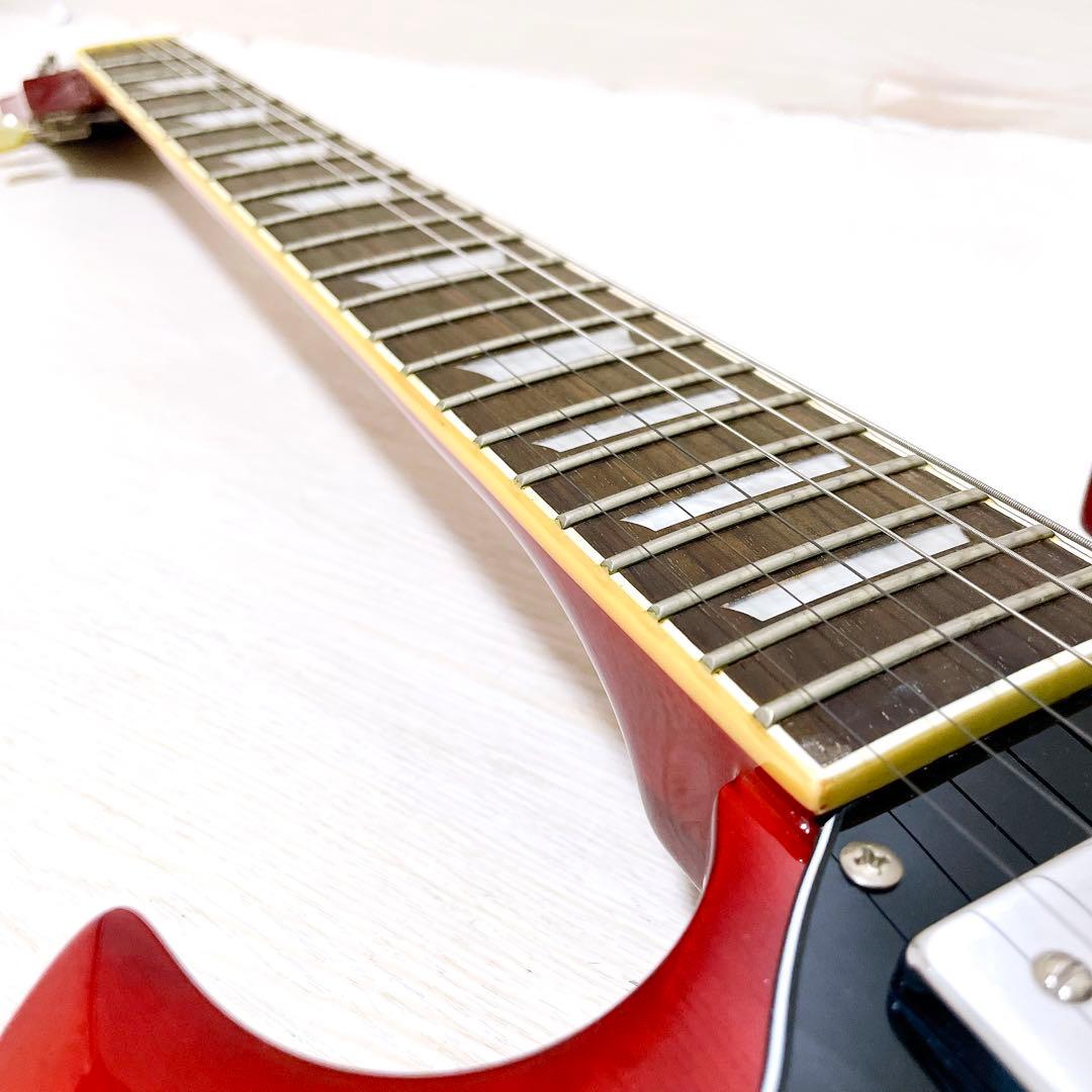 美品 BLITZ SG ブリッツ レフトハンド レフティ エレキギター レッド