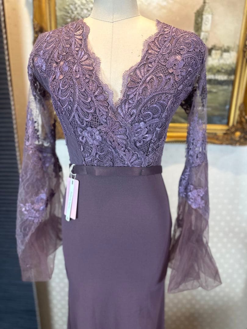 長袖ストレッチタイトロングドレスステージ誕生日二次会パティーキャバ嬢ナイトクラブ