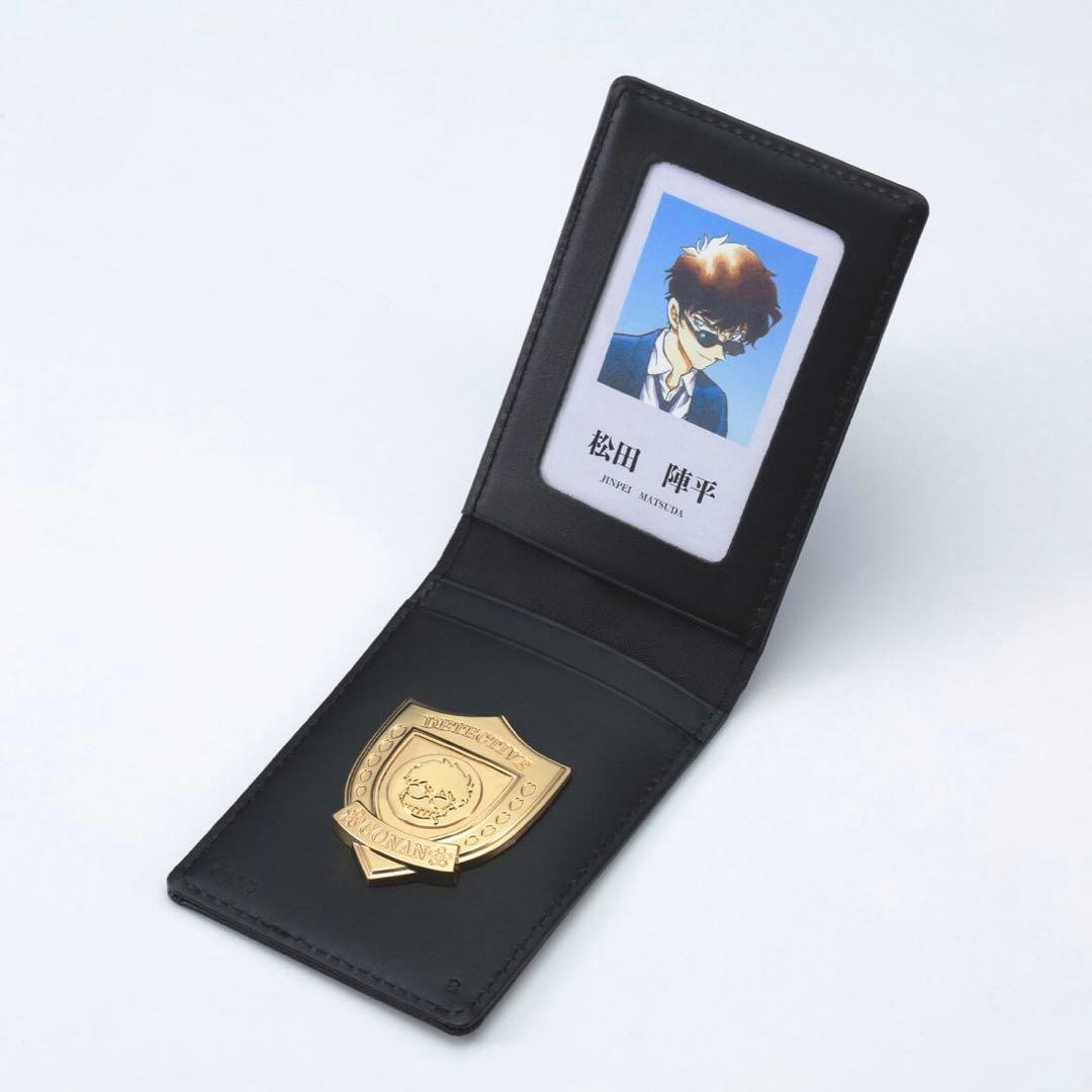 名探偵コナン 本革パスケース 警察手帳 警察学校組 松田陣平 ハイウェイの堕天使
