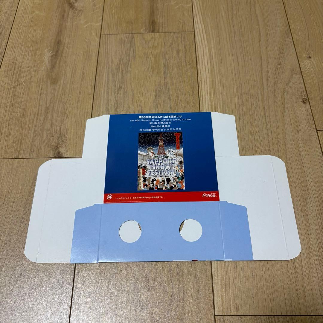 コカコーラ第65回札幌雪まつり缶BOX 未使用品