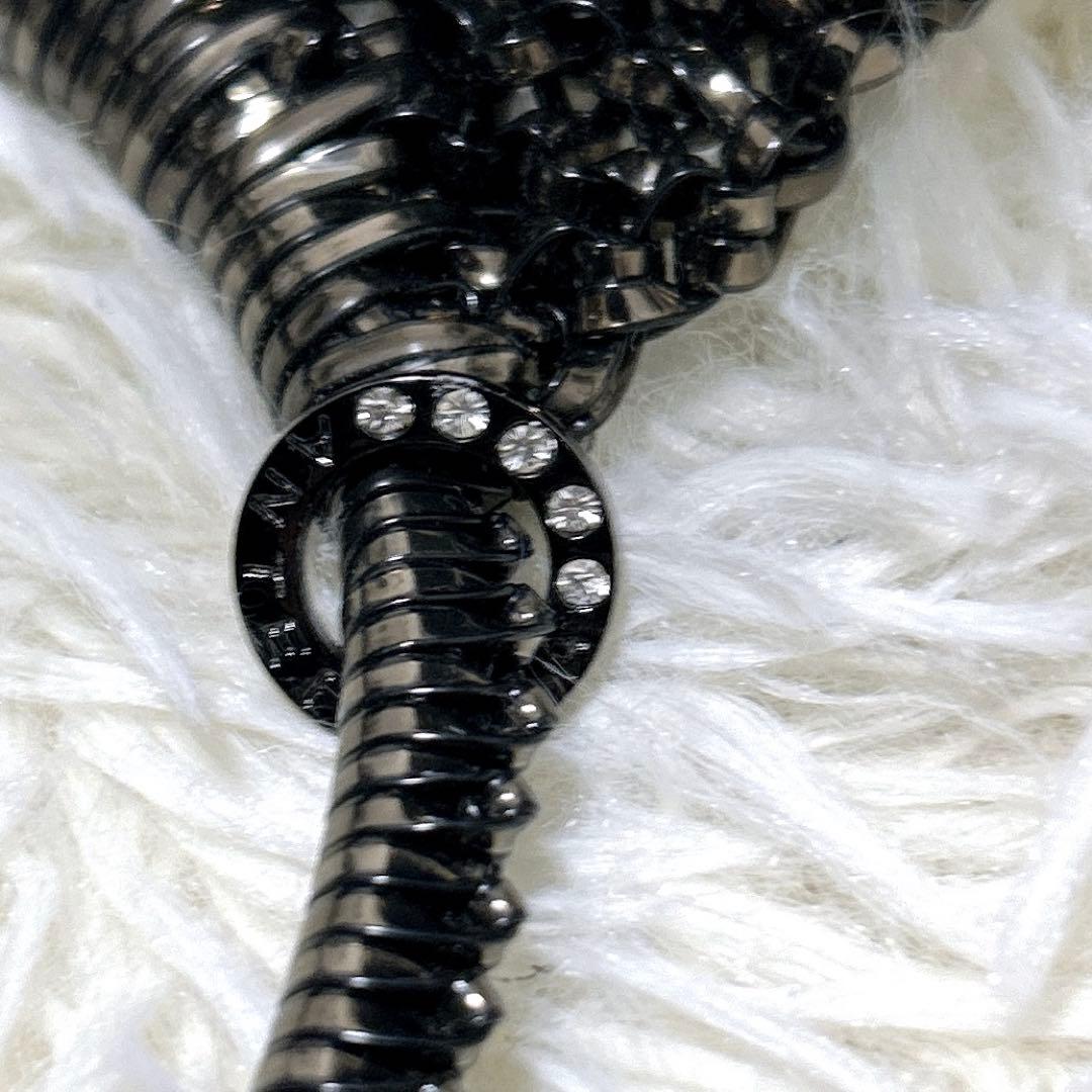 【美品】ANTEPRIMA ワイヤーバック　ブラック スタンダード　ラウンド