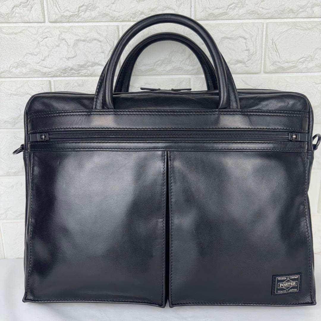 ✨美品✨ PORTER AMAZE アメイズ 2WAY BRIEFCASE 黒