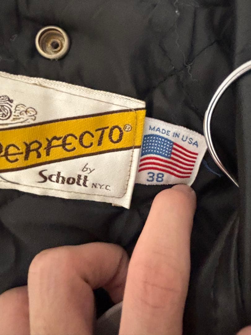 Schott NYC Perfecto レザージャケット 38