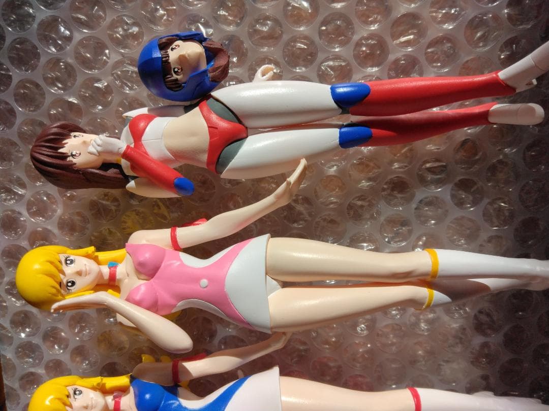 ハセガワ プラモデル キューティーハニー レイナ　4体セット　完成品