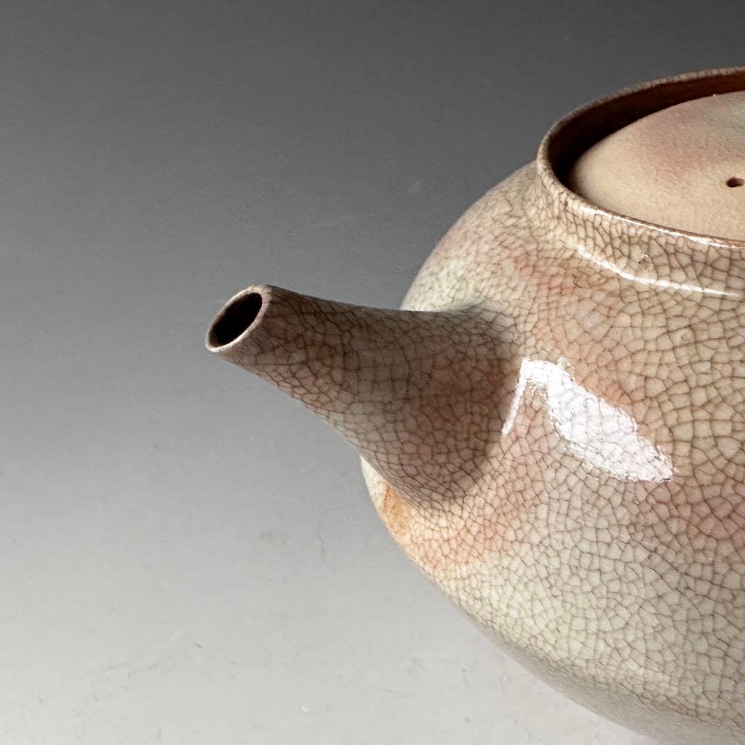 煎茶道具　ボーフラ　湯沸かし　村田亀水　京焼　煎茶道　稽古　茶会　陶芸