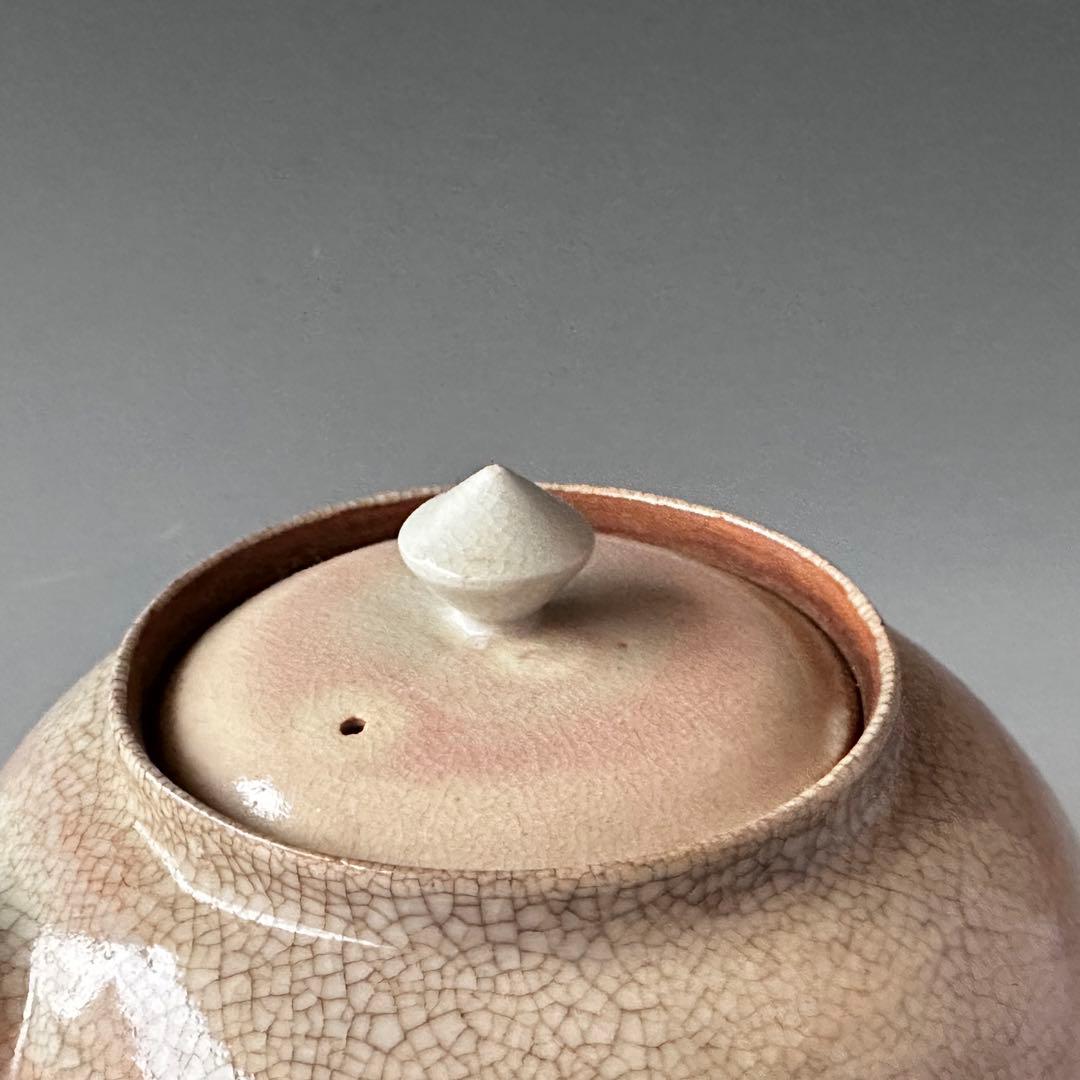 煎茶道具　ボーフラ　湯沸かし　村田亀水　京焼　煎茶道　稽古　茶会　陶芸