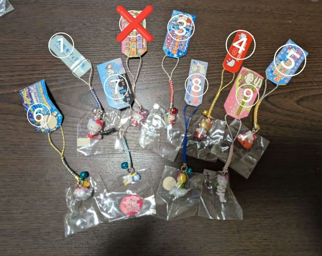 【バラ売り可能⭕】キティちゃんご当地ストラップ まとめ売り 第2弾