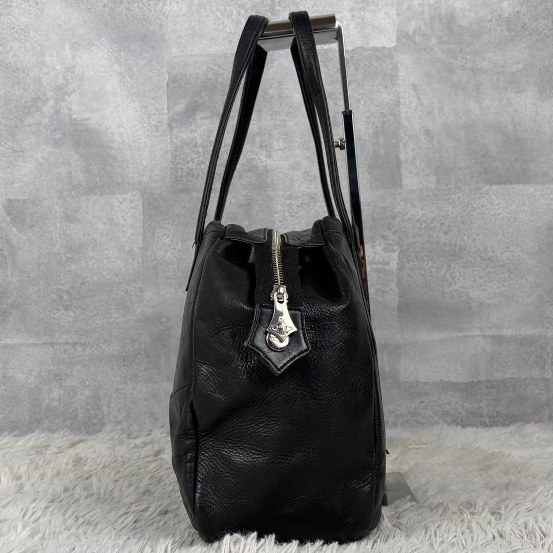 美品 Vivienne Westwood レザー ボストンバッグ トート オーブ