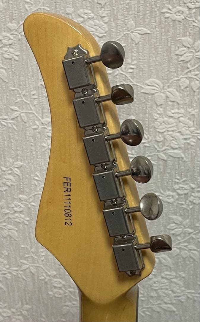 FERNANDES エレキギター ブラック ストラトキャスタータイプ