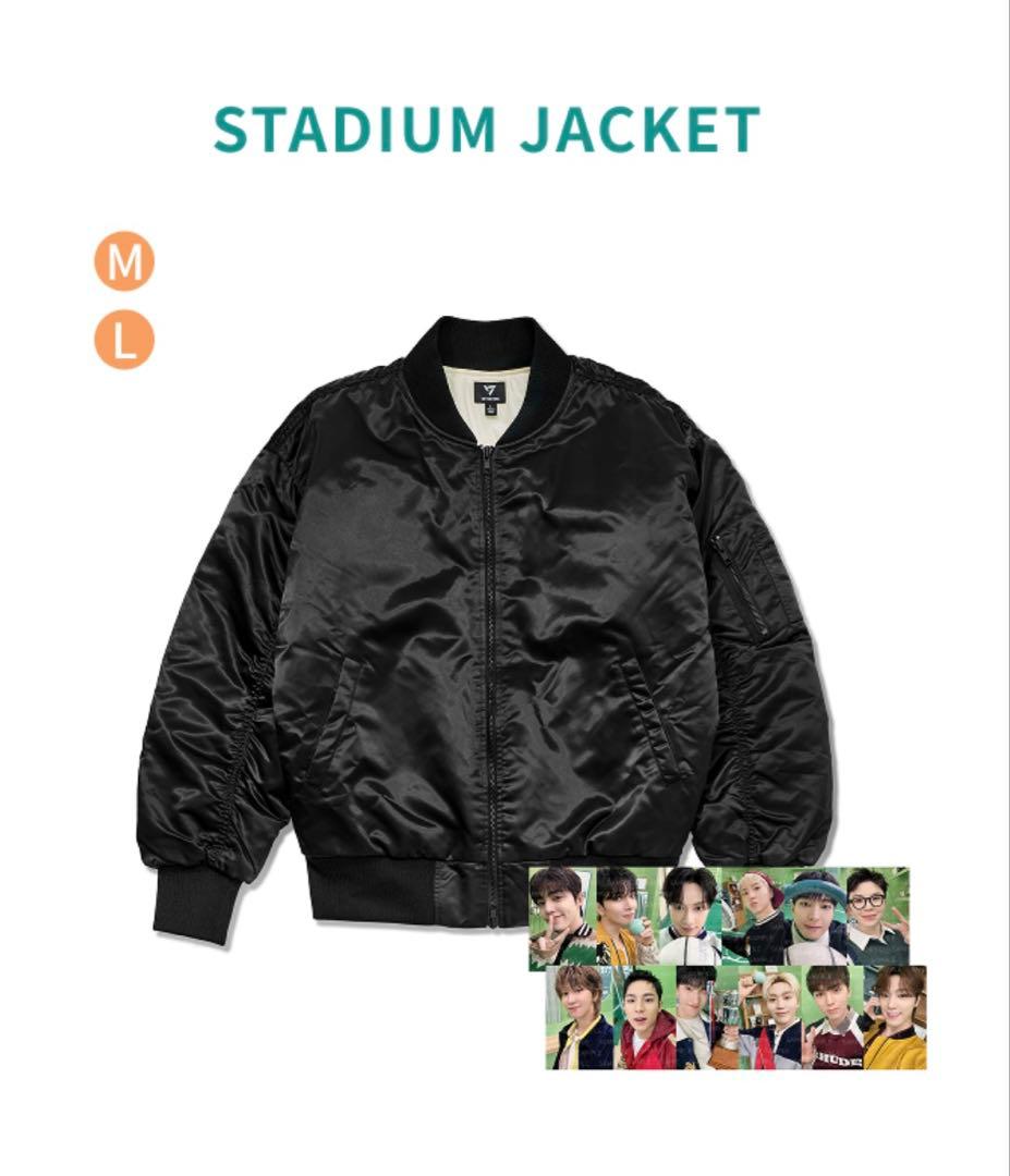 セブチSEVENTEEN 韓国ファンミ限定 スタジアムジャケット ※トレカ付 L