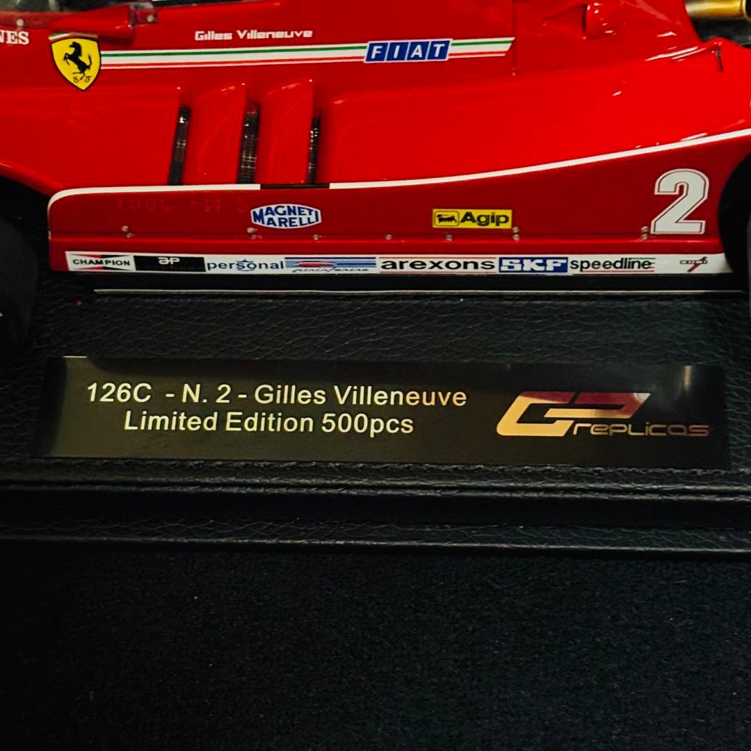 1/18 GP replicas フェラーリ 126C ジル・ヴィルヌーブ