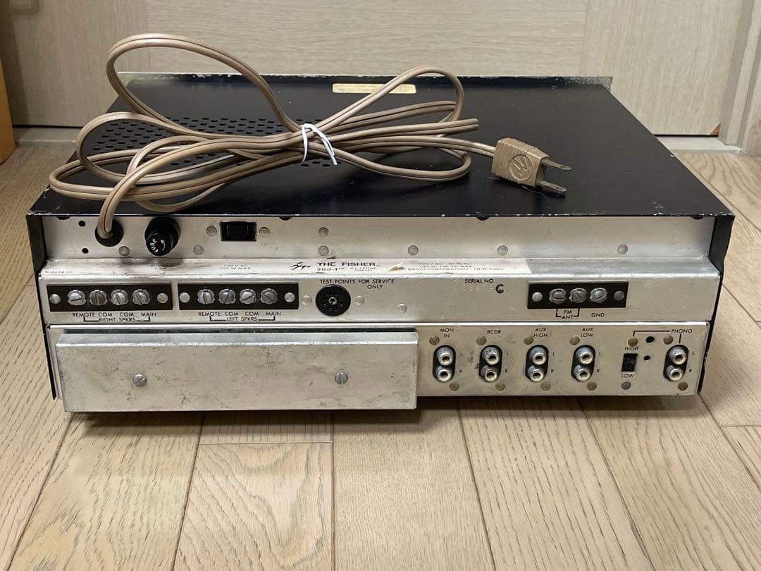 The Fisher フィッシャー 200-Tレシーバーアンプ　アメリカ60’s