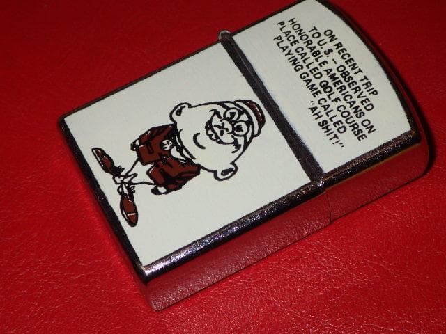 60’S★Nesor★ああ、クソっ！と叫ぶゲーム★オイルライター★ビンテージ★