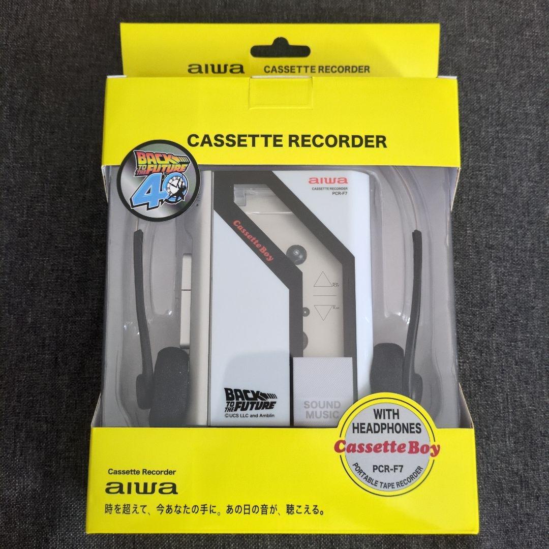 [新品未開封] aiwa カセットレコーダー バック・トゥ・ザ・フューチャー