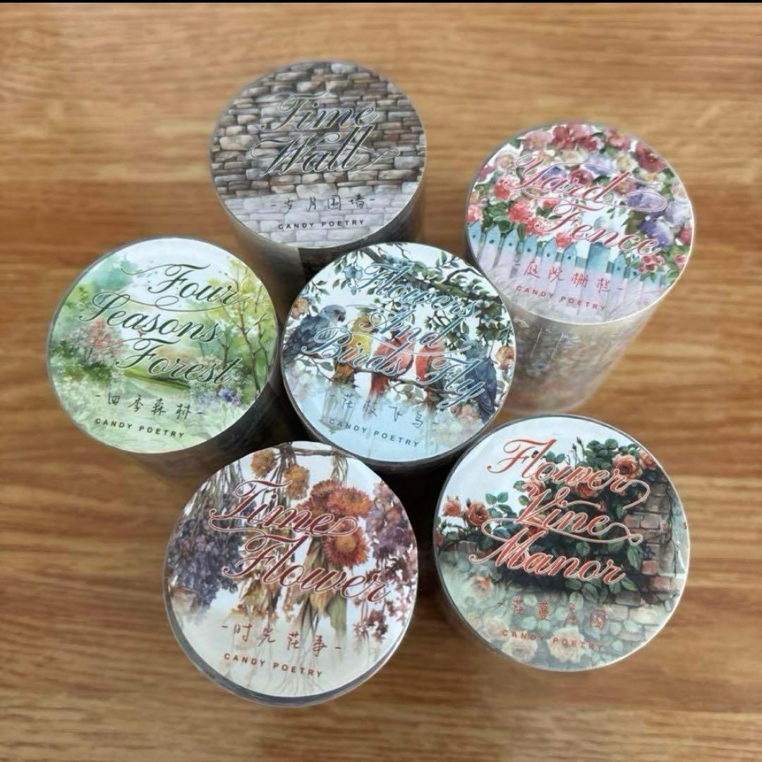 専用　未開封　ロマンチックガーデン6巻　PET マステ　コラージュ　在庫1