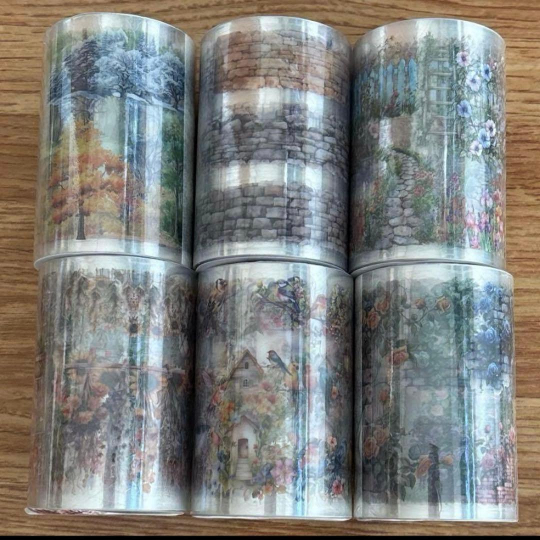 専用　未開封　ロマンチックガーデン6巻　PET マステ　コラージュ　在庫1