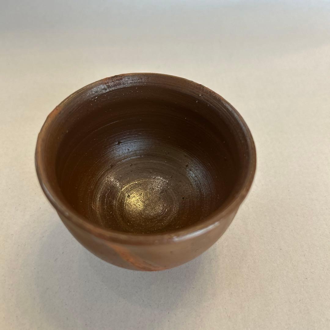 J*n様 『値引き』【貴重】人間国宝　藤原啓 ぐい吞　 火縄 (２)