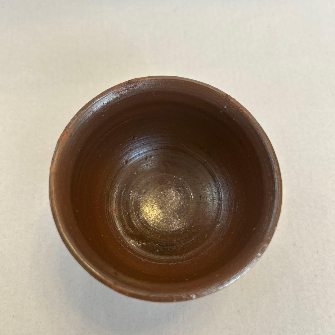 J*n様 『値引き』【貴重】人間国宝　藤原啓 ぐい吞　 火縄 (２)