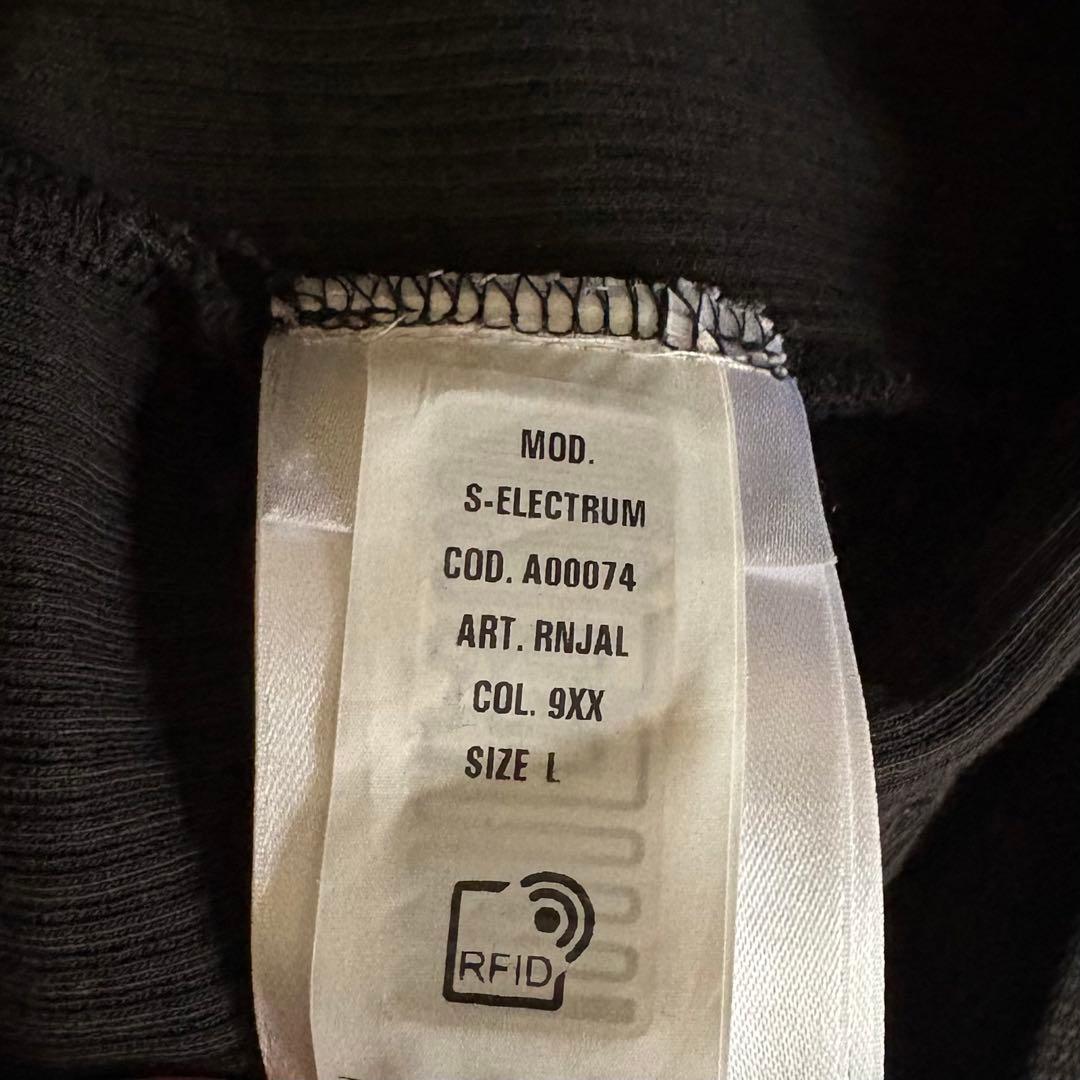 ひ*ち様 DIESEL サーマルジップパーカー ブラック L ディーゼル A00