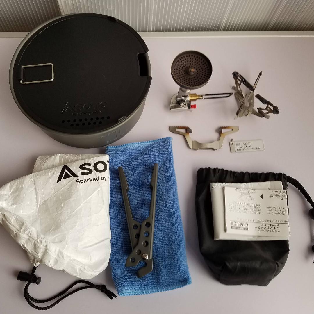 SOTO ソト ウインドマスタークッカーコンボ + 4本ゴトク フォーフレックス