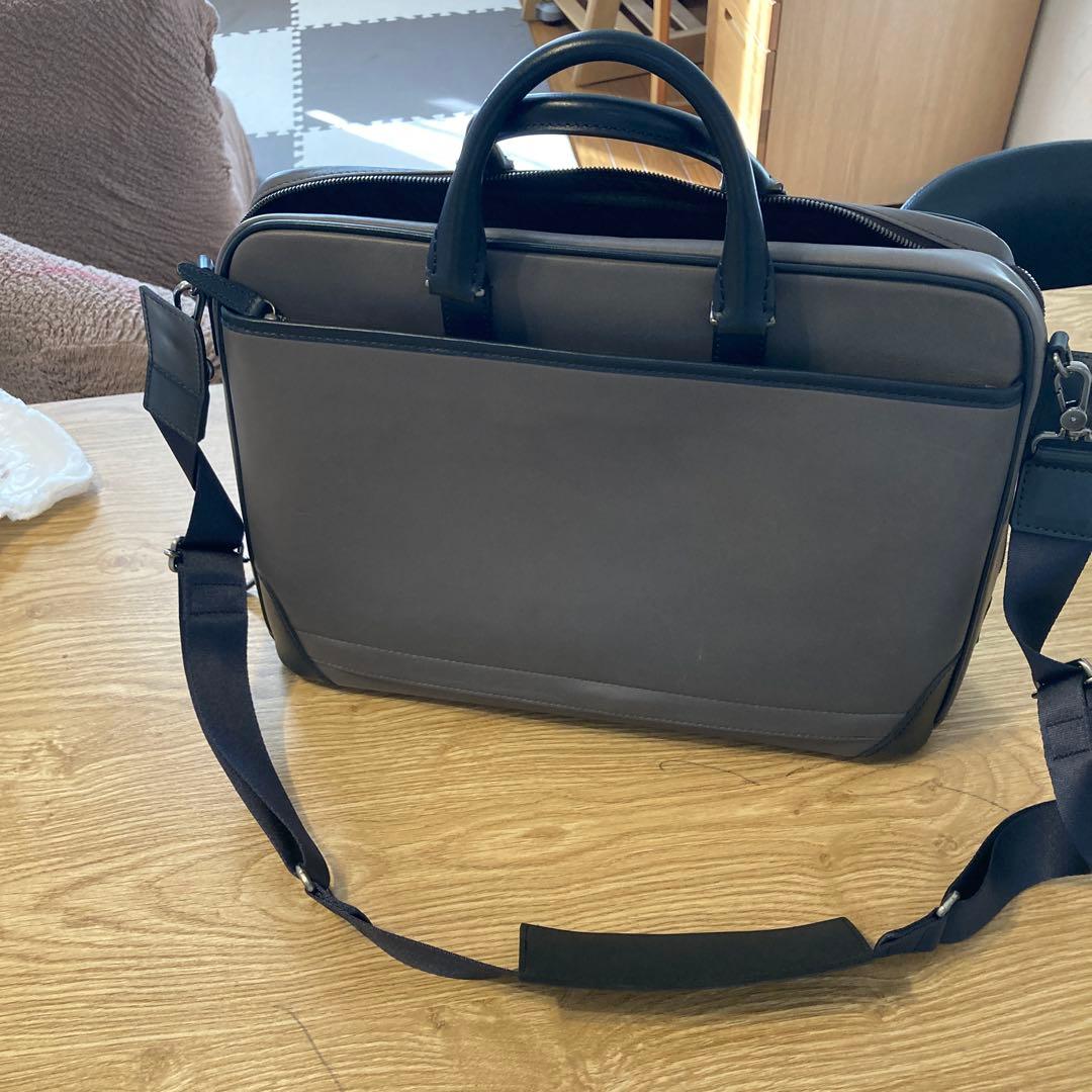 FUJITAKA グレー ビジネスバッグ A4対応　日本製 ほぼ未使用　3日使用