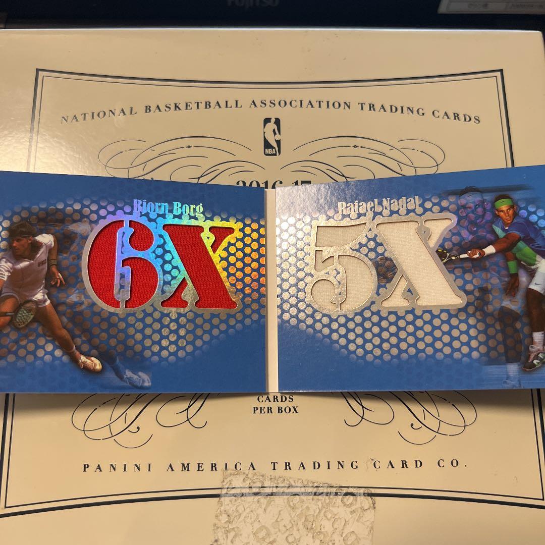 ラファエル ナダル / ビヨン ボルグ ブックレット ジャージカード 59枚限定