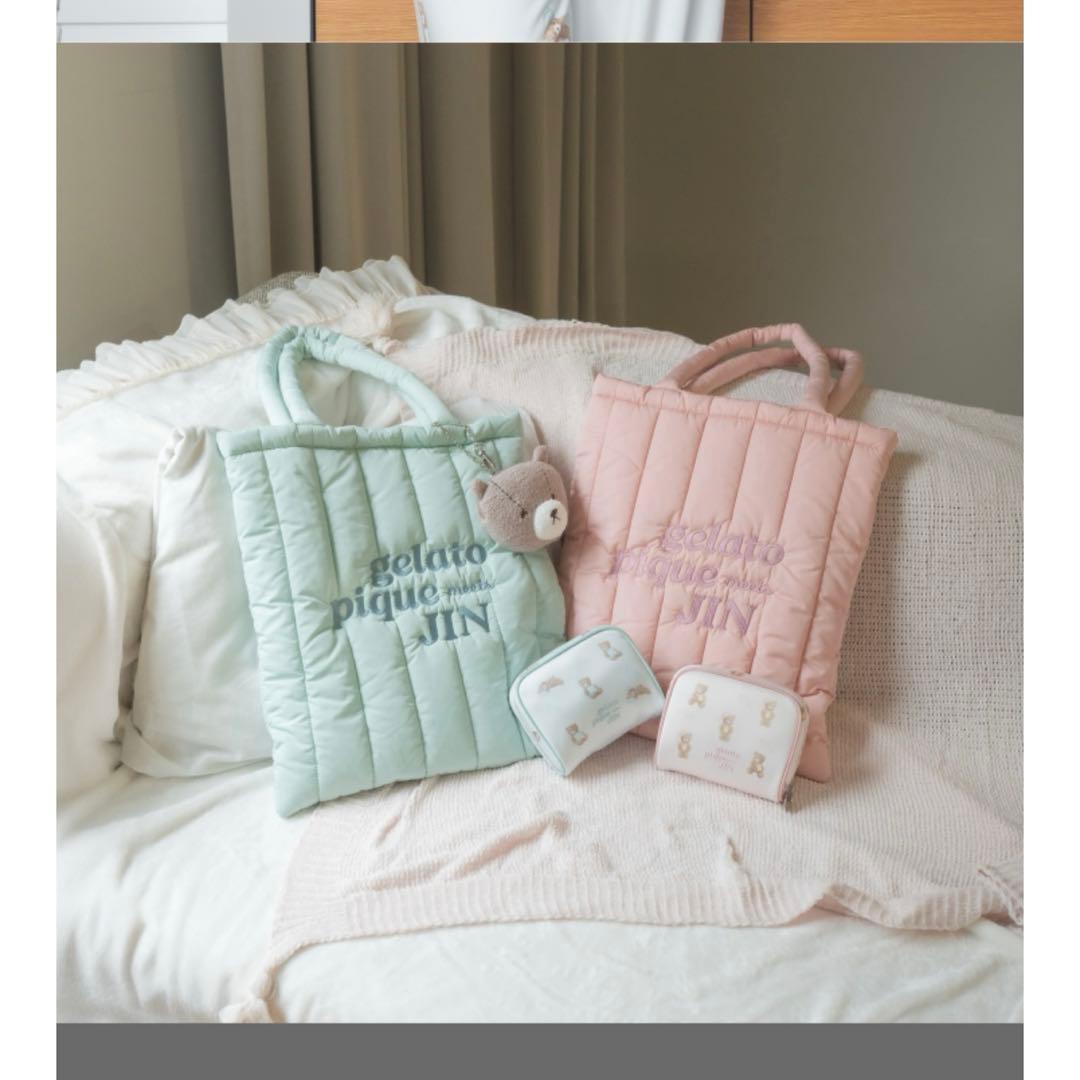 【新品未開封】ジン　ジェラートピケ　 トートバック(MINT)