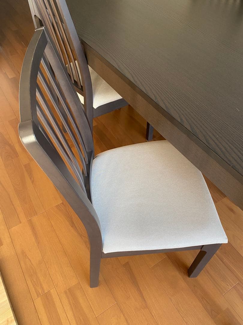 【京都市引き取りのみ】IKEA ダイニングテーブル&チェア　エーケダーレン