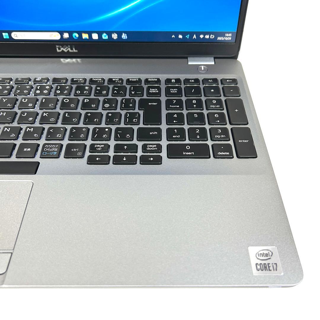 美品 DELL Latitude 5511 i7 512GB 16GB オフィス