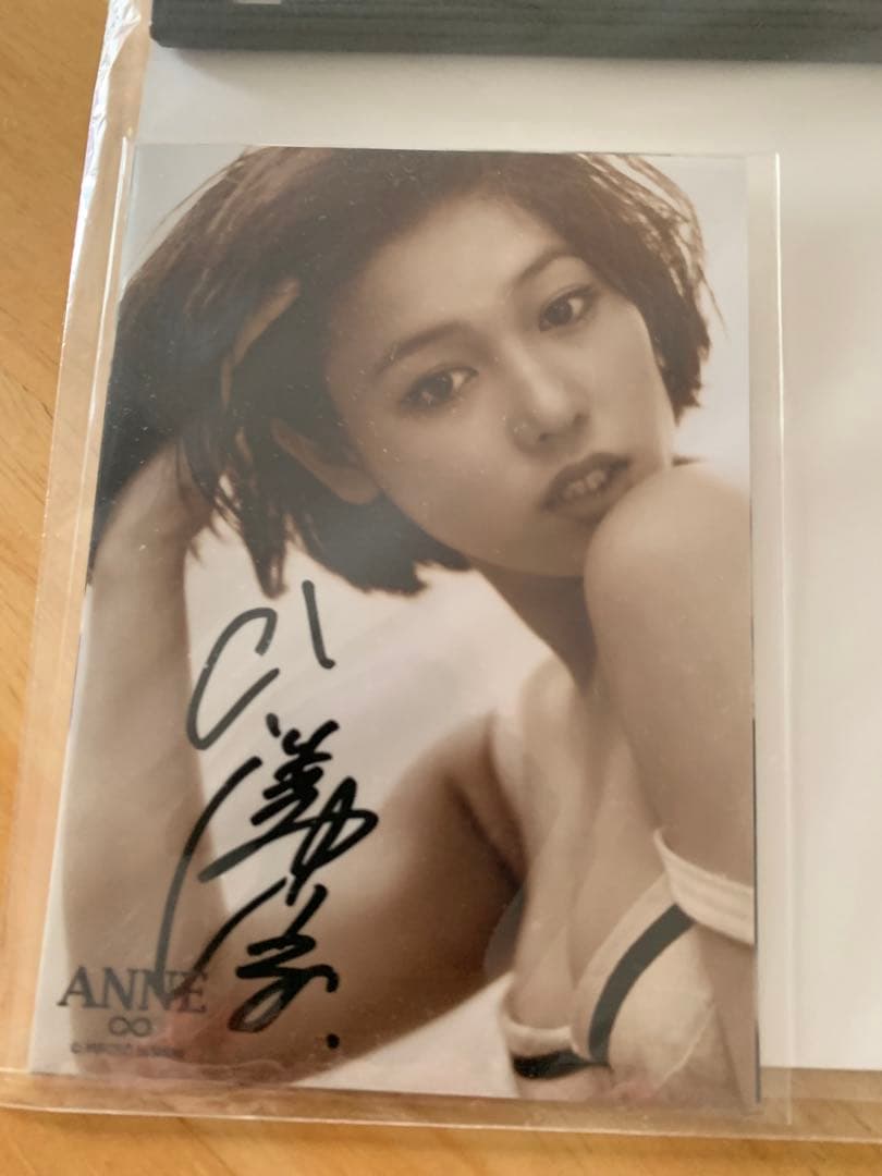 ひし美ゆり子 オリジナルうちわセット ブロマイド3枚付 直筆サイン 新品未開封