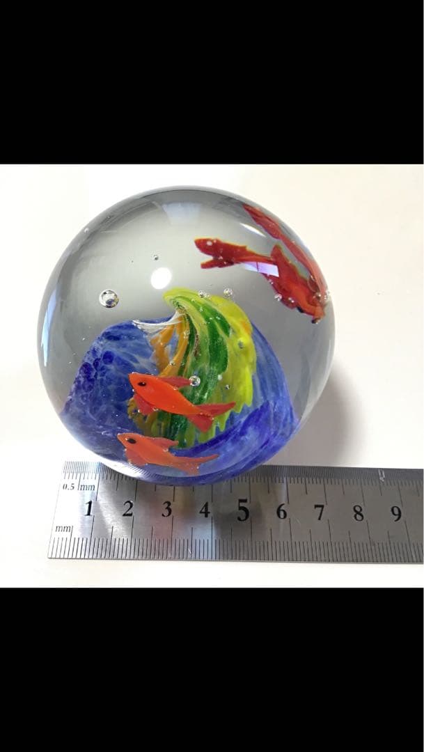 金魚 アクアリウム ガラス製 ガラス細工 球体