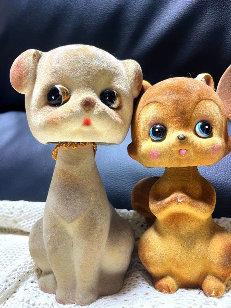 蚤の市　アンティークドール　置物　貯金箱