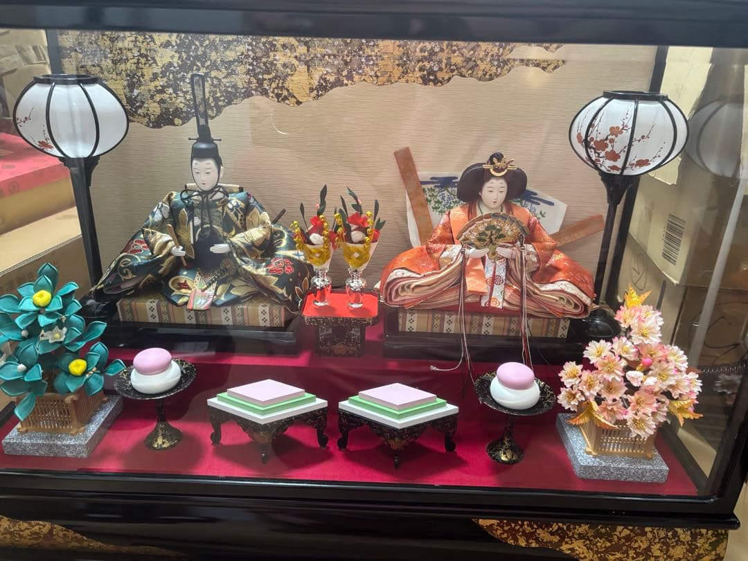 高級ケース入り ひな人形