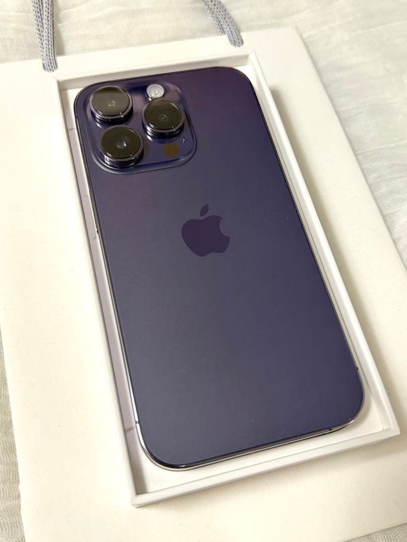 【極美品】iPhone14 Pro 512GB パープル　バッテリー容量100%