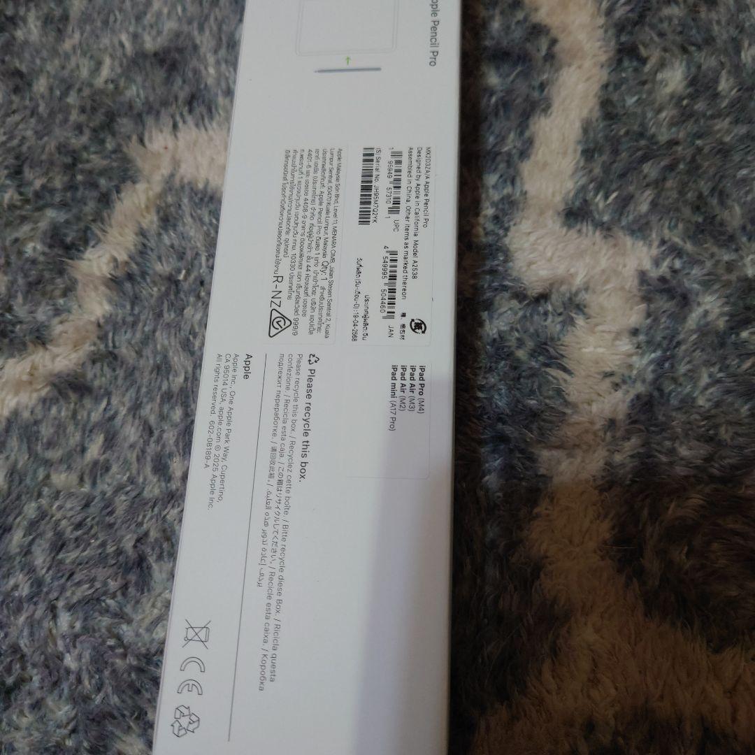 Apple Pencil pro 型番 MX2D3ZA/A