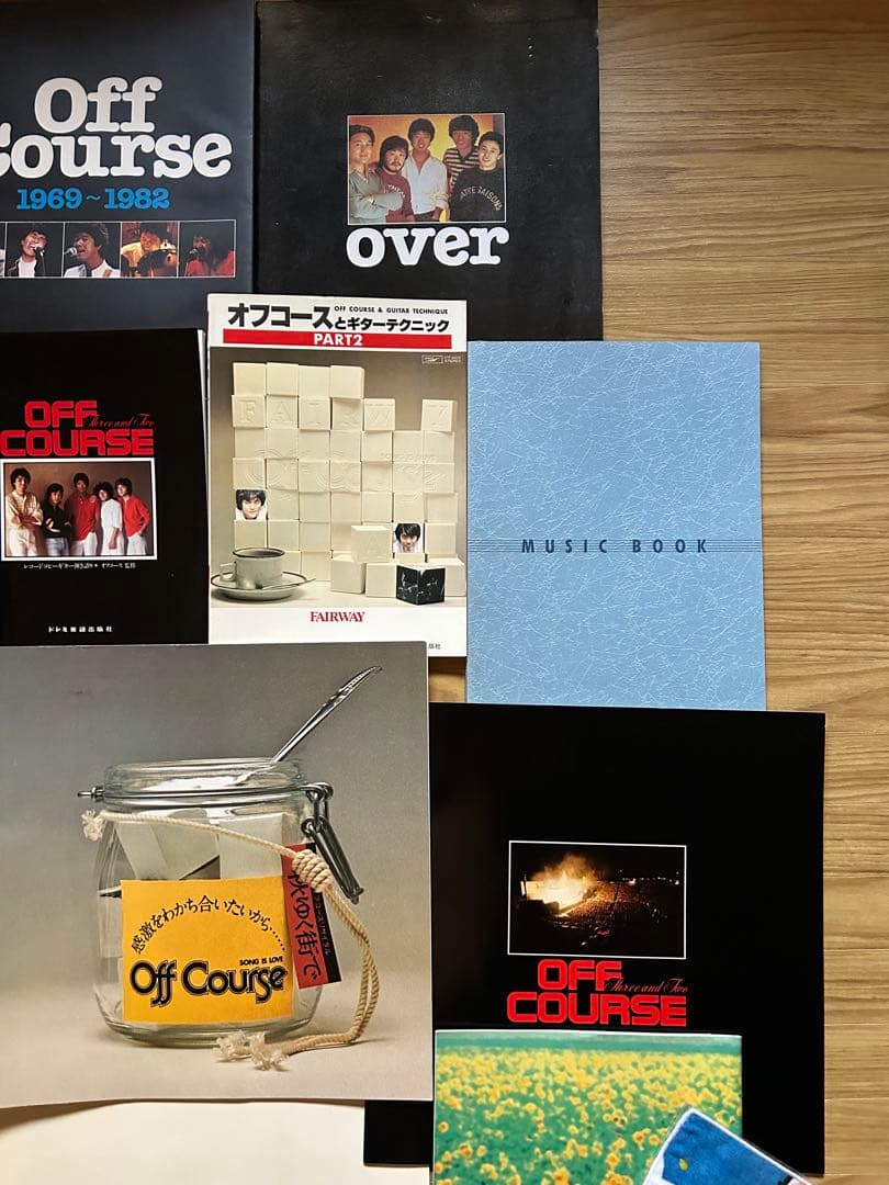 オフコース書籍　写真集　楽譜セット　おまけ付