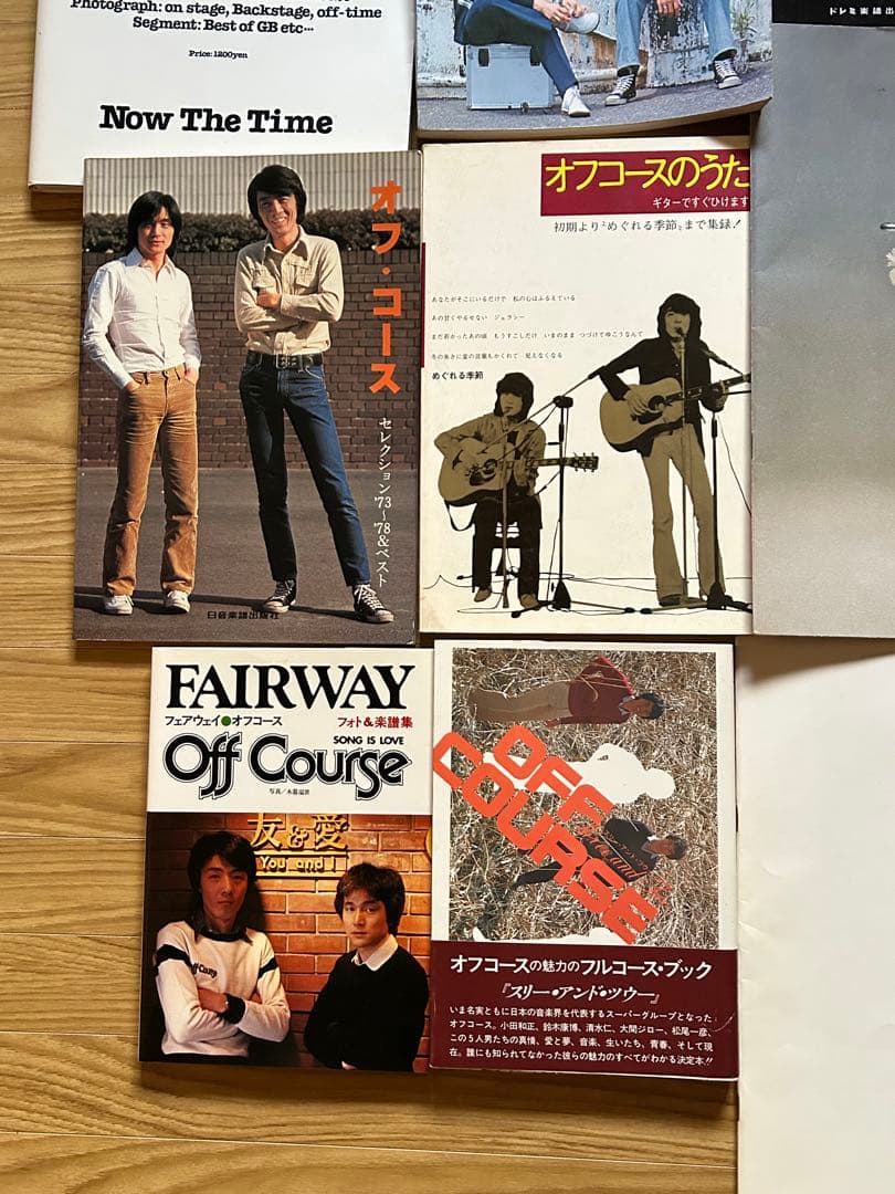 オフコース書籍　写真集　楽譜セット　おまけ付
