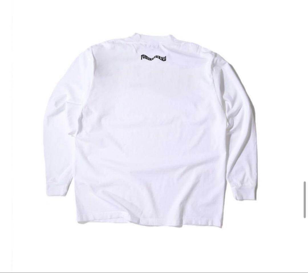 【新品未開封】FOMARE大陸×CREWANDコラボロンT 白・XL