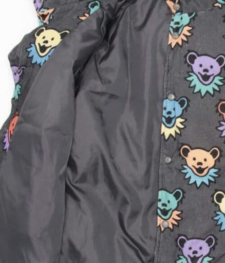 ☆go slow caravan☆コーデュロイ総柄 ハイスタンドパディングJKT