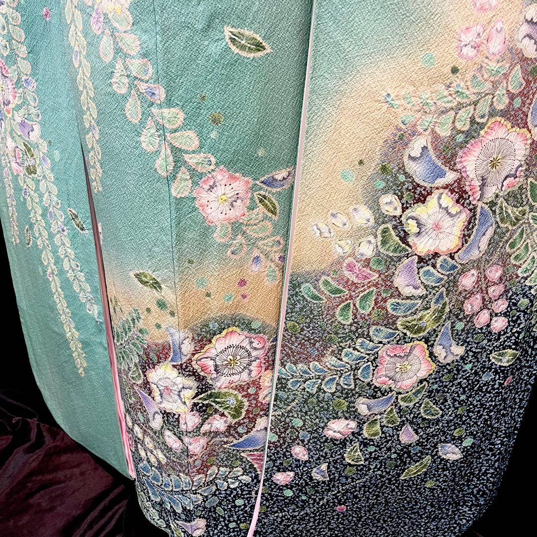 振袖フルセット ■辻が花振袖■花絞り■成人式振り袖■振袖一式