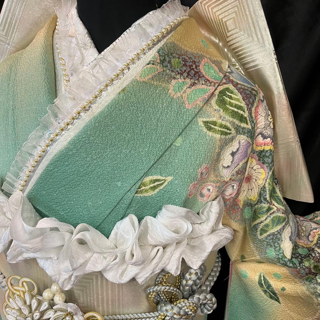 振袖フルセット ■辻が花振袖■花絞り■成人式振り袖■振袖一式