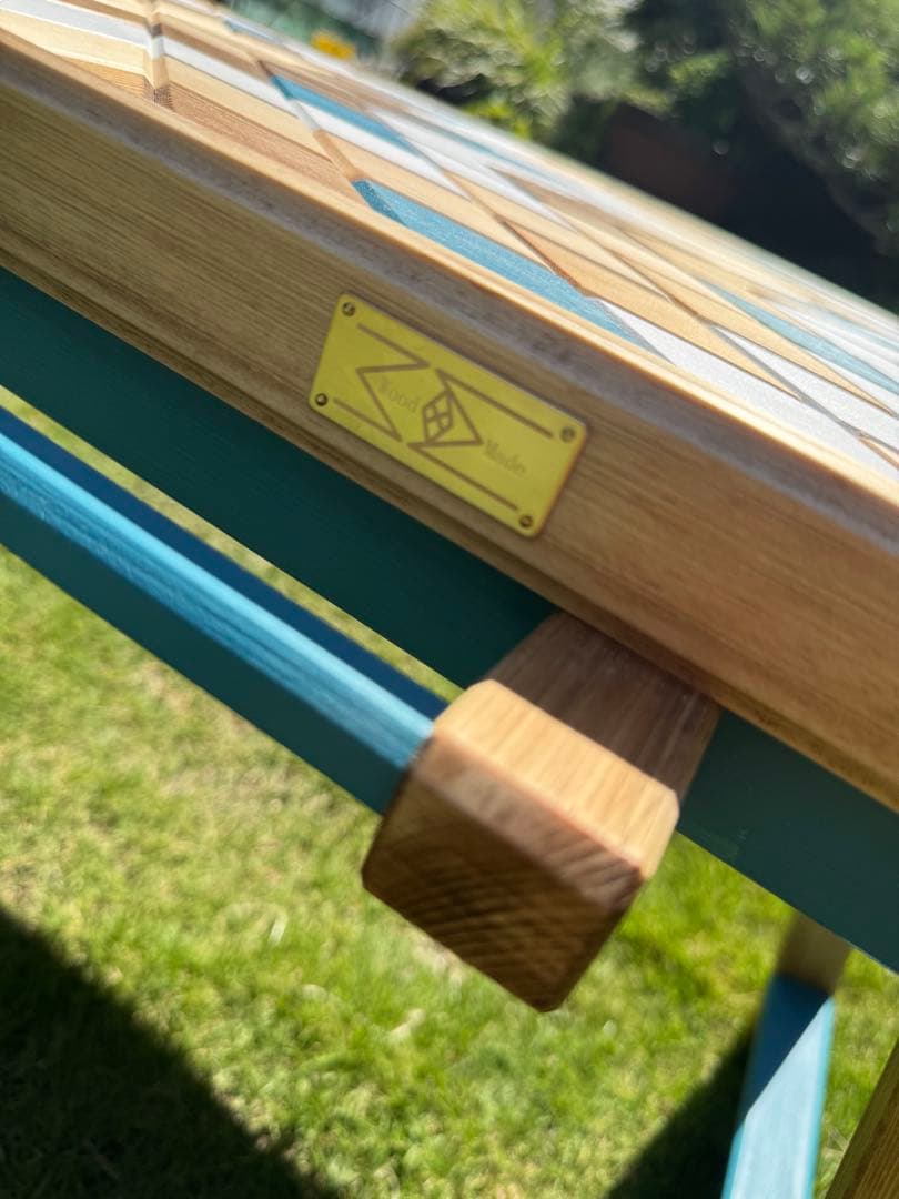 リスタオルテガ柄折りたたみテーブル