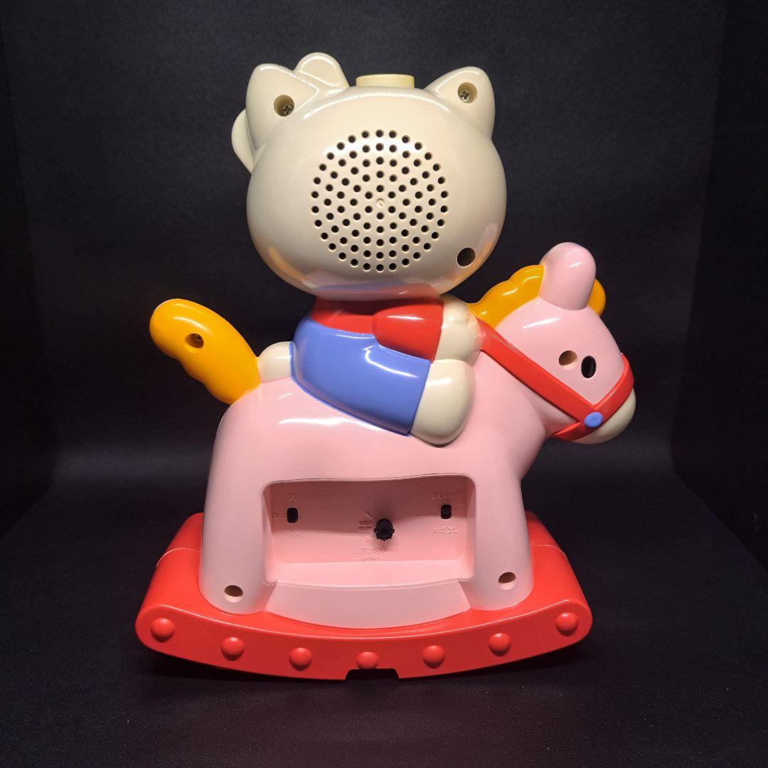 HELLO KITTY　ハローキティ　おしゃべりクロック　木馬　目覚時計　新品