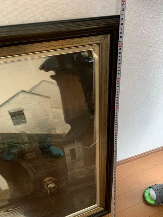 王力 水彩画 水鄉 ⚫️横115cm 縦97cm⚫️