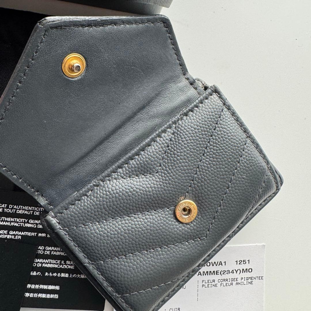 【限定価格】 219 Saint Laurentイブサンローラン3つ折り財布